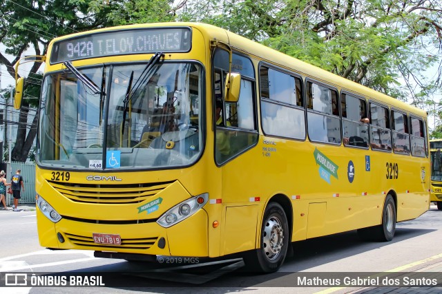 Auto Ônibus Três Irmãos 3219 na cidade de Jundiaí, São Paulo, Brasil, por Matheus Gabriel dos Santos. ID da foto: 7267957.