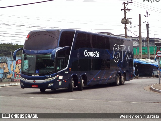 Viação Cometa 17330 na cidade de São Paulo, São Paulo, Brasil, por Weslley Kelvin Batista. ID da foto: 7272538.