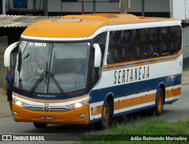 Viação Sertaneja 510 na cidade de Belo Horizonte, Minas Gerais, Brasil, por Adão Raimundo Marcelino. ID da foto: 7274303.