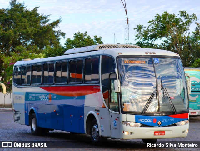 Viação Riodoce 80705 na cidade de Vitória da Conquista, Bahia, Brasil, por Ricardo Silva Monteiro. ID da foto: 7272997.