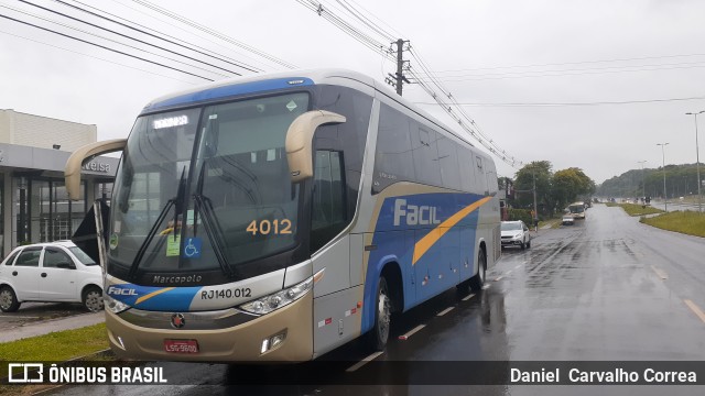 Fácil Transportes e Turismo RJ 140.012 na cidade de Santa Maria, Rio Grande do Sul, Brasil, por Daniel  Carvalho Correa. Número da foto: #7271902.