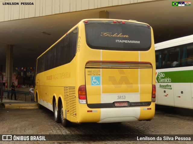 Viação Itapemirim 5853 na cidade de Caruaru, Pernambuco, Brasil, por Lenilson da Silva Pessoa. ID da foto: 7274169.