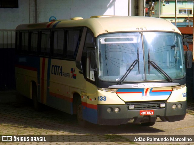 Viação Cota - Cota Transportes 133 na cidade de Belo Horizonte, Minas Gerais, Brasil, por Adão Raimundo Marcelino. ID da foto: 7274229.