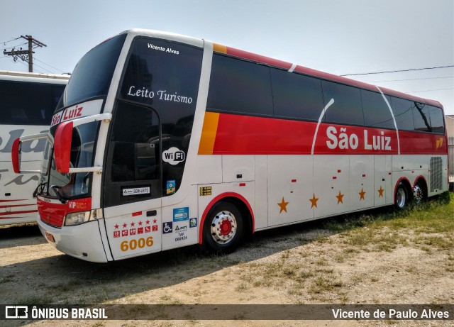 São Luiz Viagens 6006 na cidade de Aparecida, São Paulo, Brasil, por Vicente de Paulo Alves. ID da foto: 7275359.