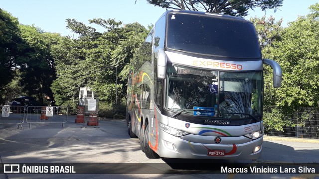 Expresso Transporte e Turismo Ltda. 3571 na cidade de São Paulo, São Paulo, Brasil, por Marcus Vinicius Lara Silva. ID da foto: 7275612.