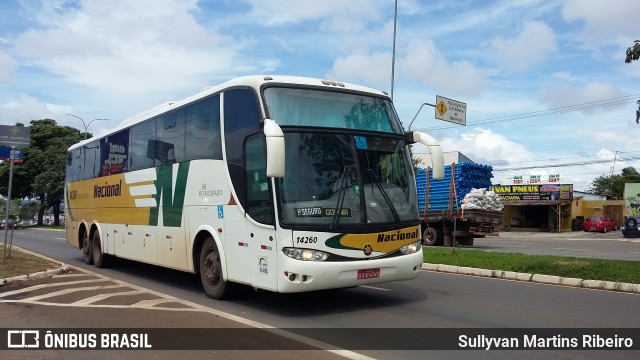 Viação Nacional 14260 na cidade de Anápolis, Goiás, Brasil, por Sullyvan Martins Ribeiro. ID da foto: 7275807.