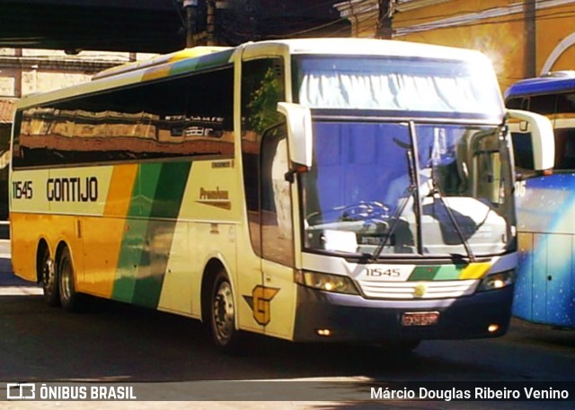 Empresa Gontijo de Transportes 11545 na cidade de Rio de Janeiro, Rio de Janeiro, Brasil, por Márcio Douglas Ribeiro Venino. ID da foto: 7276490.