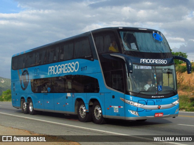 Auto Viação Progresso 6117 na cidade de Arcoverde, Pernambuco, Brasil, por WILLIAM ALEIXO. ID da foto: 7278227.