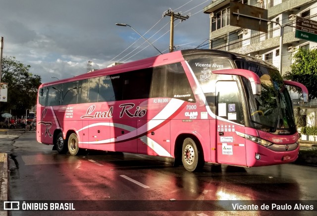 Lual Rio Turismo e Fretamento 7000 na cidade de Aparecida, São Paulo, Brasil, por Vicente de Paulo Alves. Número da foto: #7277191.