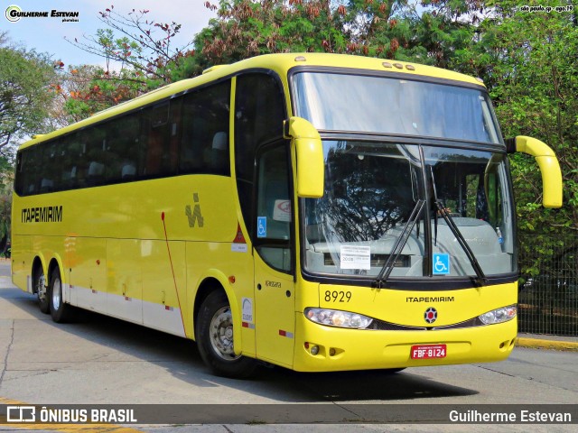 Viação Itapemirim 8929 na cidade de São Paulo, São Paulo, Brasil, por Guilherme Estevan. Número da foto: #7278912.