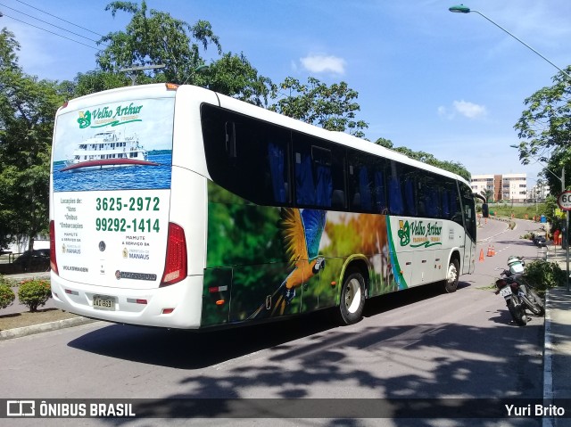 Velho Arthur Transporte Turismo 8691 na cidade de Manaus, Amazonas, Brasil, por Yuri Brito. ID da foto: 7277300.