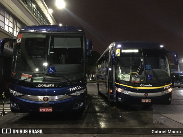Viação Cometa 719515 na cidade de São Paulo, São Paulo, Brasil, por Gabriel Moura. Número da foto: #7278160.