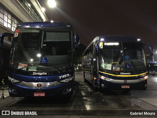 Viação Cometa 719515 na cidade de São Paulo, São Paulo, Brasil, por Gabriel Moura. ID da foto: 7278160.