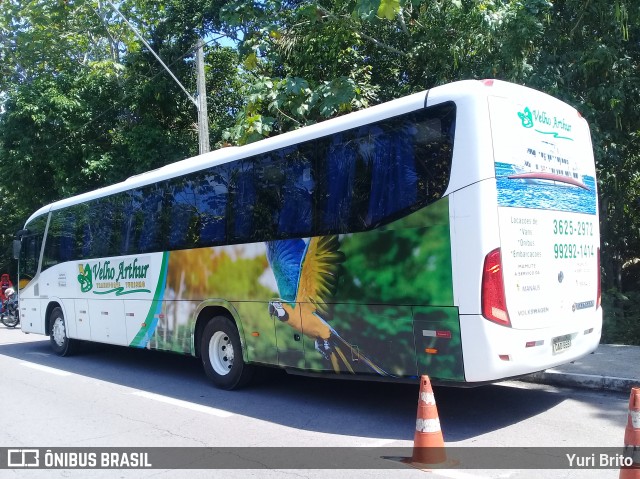 Velho Arthur Transporte Turismo 8691 na cidade de Manaus, Amazonas, Brasil, por Yuri Brito. ID da foto: 7277302.