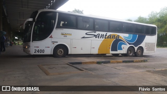 Empresas de Transportes Santana e São Paulo 2400 na cidade de Cruz das Almas, Bahia, Brasil, por Flávio  Santos. ID da foto: 7278258.