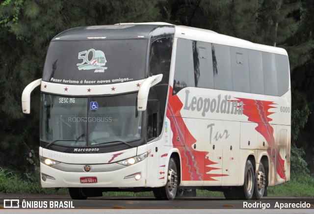 Leopoldina Turismo 6000 na cidade de Conselheiro Lafaiete, Minas Gerais, Brasil, por Rodrigo  Aparecido. ID da foto: 7278470.