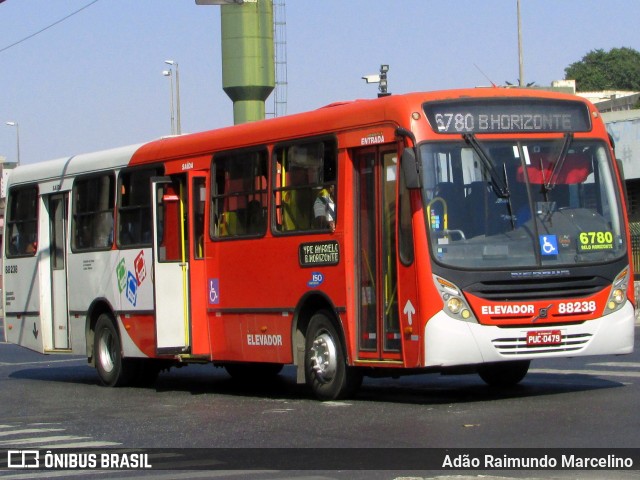 Viação Novo Retiro 88238 na cidade de Belo Horizonte, Minas Gerais, Brasil, por Adão Raimundo Marcelino. ID da foto: 7278857.