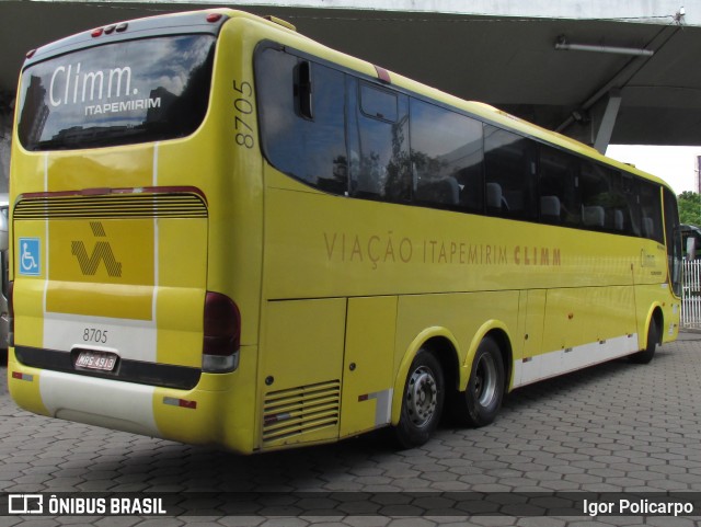 Viação Itapemirim 8705 na cidade de Belo Horizonte, Minas Gerais, Brasil, por Igor Policarpo. Número da foto: #7279487.