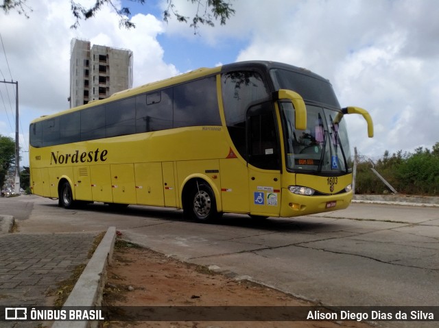 Viação Nordeste 1603 na cidade de Natal, Rio Grande do Norte, Brasil, por Alison Diego Dias da Silva. ID da foto: 7279551.