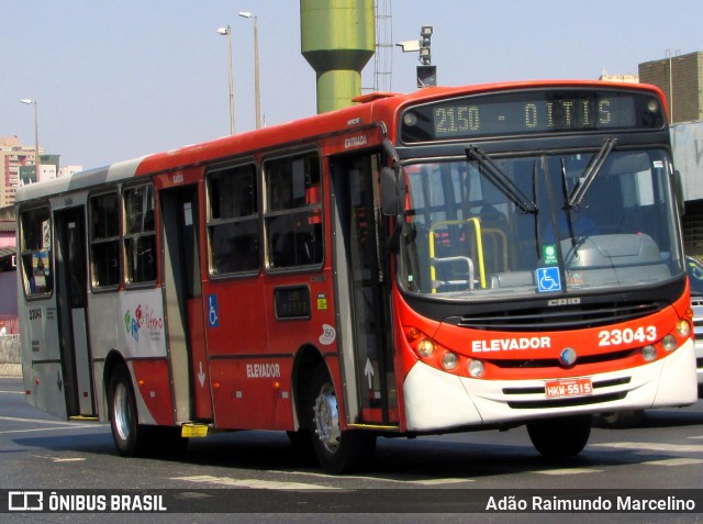 Laguna Auto Ônibus 23043 na cidade de Belo Horizonte, Minas Gerais, Brasil, por Adão Raimundo Marcelino. ID da foto: 7278892.