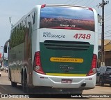 Viação Nova Integração 4748 na cidade de Porto Velho, Rondônia, Brasil, por Jandir de Jesus Pinheiro da Silva. Número da foto: #7277237.