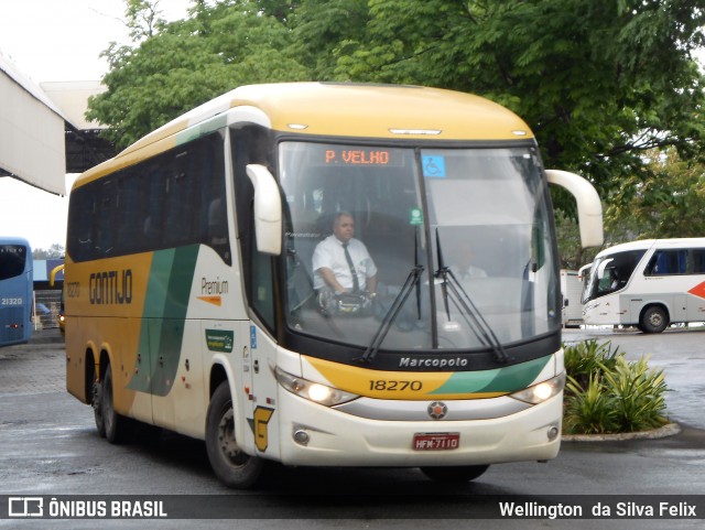 Empresa Gontijo de Transportes 18270 na cidade de Vitória, Espírito Santo, Brasil, por Wellington  da Silva Felix. ID da foto: 7198453.