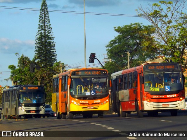 Viação Santa Edwiges 69864 na cidade de Belo Horizonte, Minas Gerais, Brasil, por Adão Raimundo Marcelino. ID da foto: 7199931.