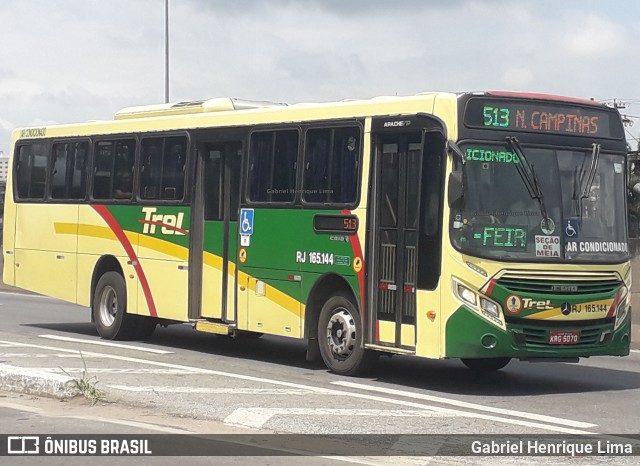 TREL - Transturismo Rei RJ 165.144 na cidade de Duque de Caxias, Rio de Janeiro, Brasil, por Gabriel Henrique Lima. Número da foto: #7198643.