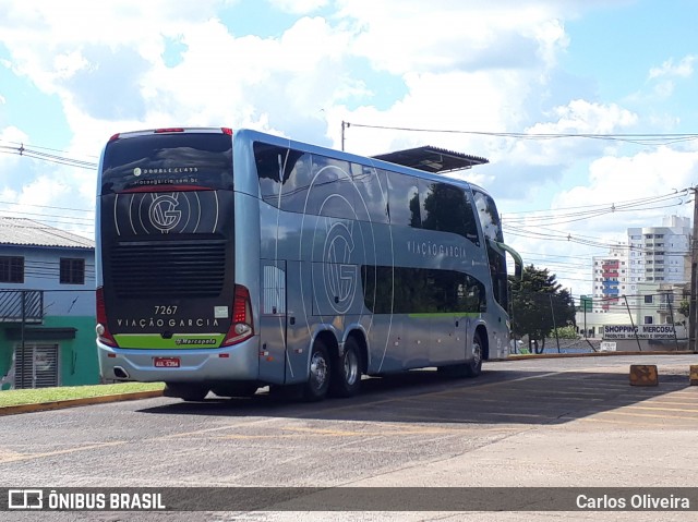 Viação Garcia 7267 na cidade de Cascavel, Paraná, Brasil, por Carlos Oliveira. Número da foto: #7198749.