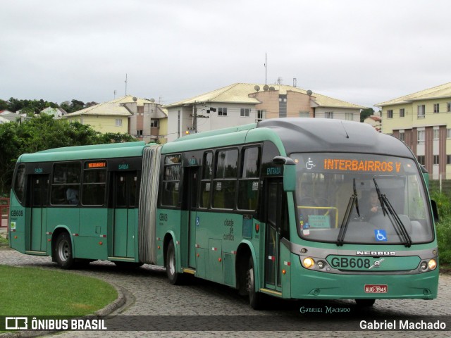 Viação Cidade Sorriso GB608 na cidade de Curitiba, Paraná, Brasil, por Gabriel Machado. ID da foto: 7199828.