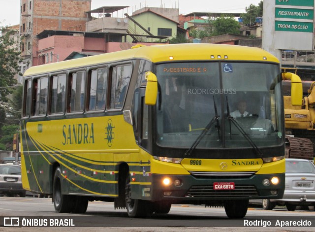 Viação Sandra 9900 na cidade de Conselheiro Lafaiete, Minas Gerais, Brasil, por Rodrigo  Aparecido. Número da foto: #7199831.