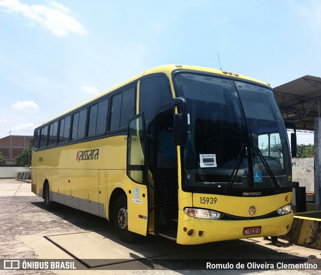 Kaissara - Viação Caiçara 15939 na cidade de Teresina, Piauí, Brasil, por Romulo de Oliveira Clementino. Número da foto: #7200209.