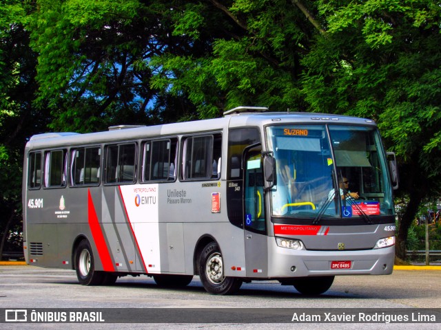 Empresa de Ônibus Pássaro Marron 45.901 na cidade de São Paulo, São Paulo, Brasil, por Adam Xavier Rodrigues Lima. ID da foto: 7199471.