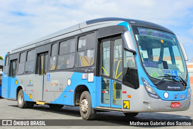 VB Transportes e Turismo 1400 na cidade de Campinas, São Paulo, Brasil, por Matheus Gabriel dos Santos. ID da foto: 7281850.