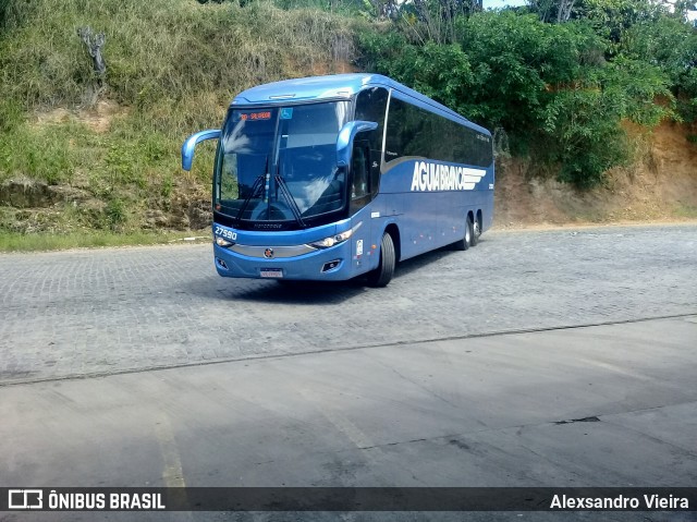 Viação Águia Branca 27590 na cidade de Gandu, Bahia, Brasil, por Alexsandro Vieira. Número da foto: #7280589.