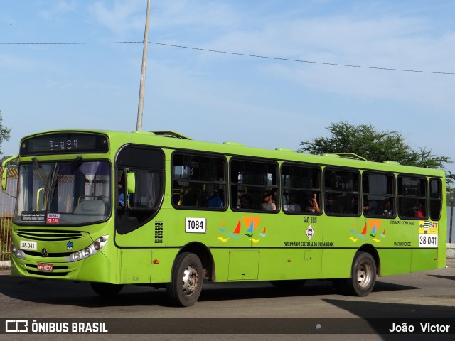 TCM - Transportes Coletivos Maranhense 38-041 na cidade de São Luís, Maranhão, Brasil, por João Victor. Número da foto: #7282421.