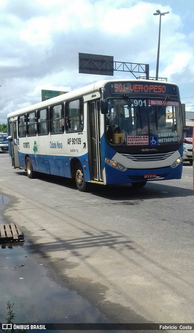 Viação Forte AF-90109 na cidade de Ananindeua, Pará, Brasil, por Fabricio  Costa. ID da foto: 7281428.