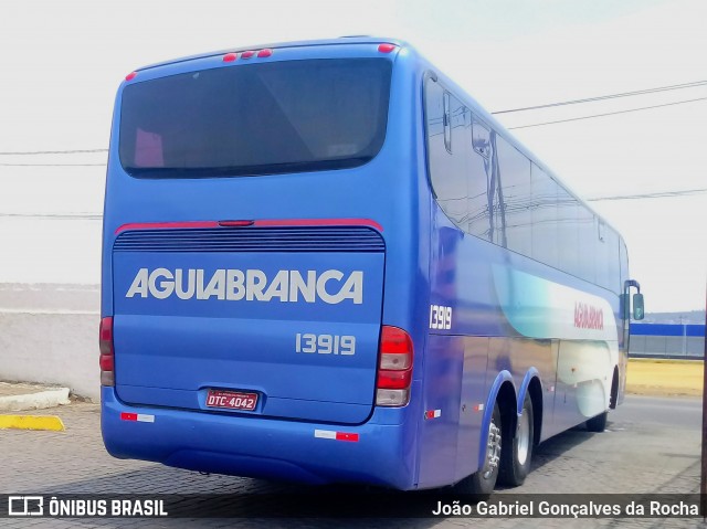 Viação Águia Branca 13919 na cidade de Vitória da Conquista, Bahia, Brasil, por João Gabriel Gonçalves da Rocha. ID da foto: 7281454.