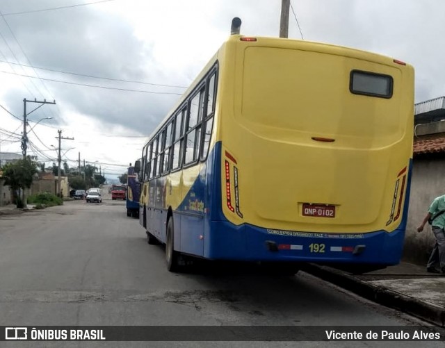 Trancid - Transporte Cidade de Divinópolis 192 na cidade de Divinópolis, Minas Gerais, Brasil, por Vicente de Paulo Alves. Número da foto: #7281055.