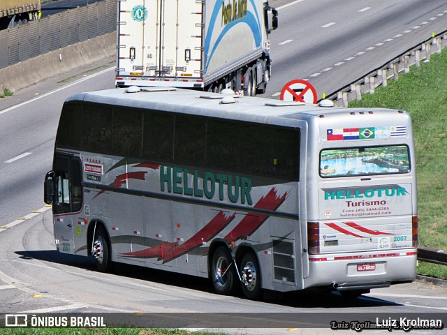 Hellotur – Transportes Hello 2007 na cidade de Aparecida, São Paulo, Brasil, por Luiz Krolman. ID da foto: 7282745.