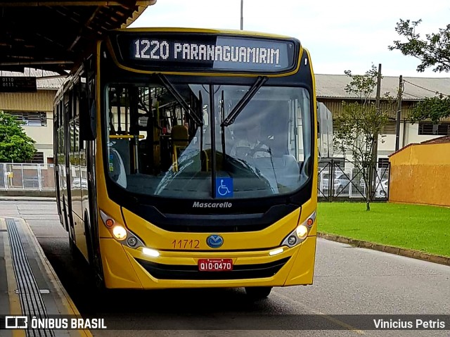 Gidion Transporte e Turismo 11712 na cidade de Joinville, Santa Catarina, Brasil, por Vinicius Petris. ID da foto: 7280473.