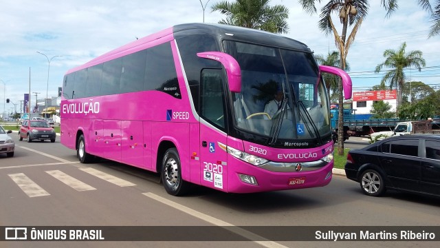 Evolução Transportes e Turismo 3020 na cidade de Anápolis, Goiás, Brasil, por Sullyvan Martins Ribeiro. ID da foto: 7282430.