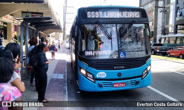 Viação Grande Vitória 23127 na cidade de Vitória, Espírito Santo, Brasil, por Everton Costa Goltara. ID da foto: 7280271.