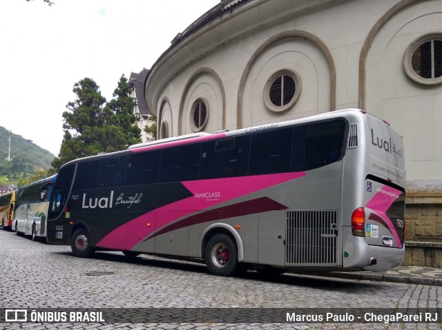 Lual Rio Turismo e Fretamento 7923 na cidade de Petrópolis, Rio de Janeiro, Brasil, por Marcus Paulo - ChegaParei RJ. ID da foto: 7281525.