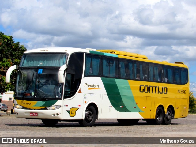 Empresa Gontijo de Transportes 14390 na cidade de Vitória da Conquista, Bahia, Brasil, por Matheus Souza. Número da foto: #7282318.