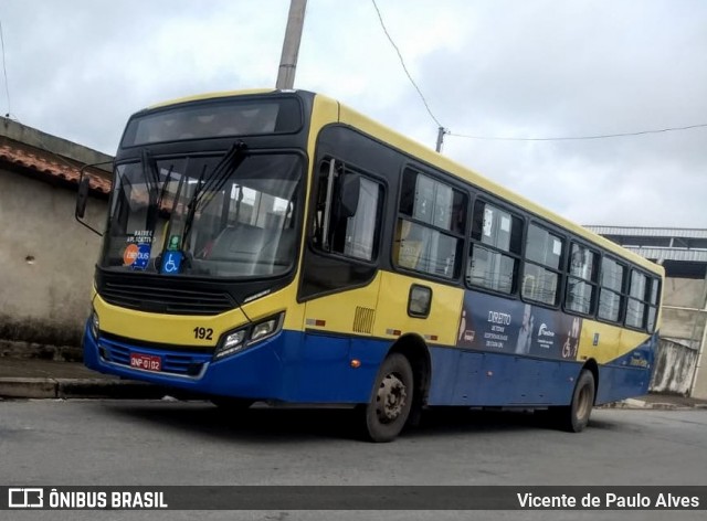 Trancid - Transporte Cidade de Divinópolis 192 na cidade de Divinópolis, Minas Gerais, Brasil, por Vicente de Paulo Alves. Número da foto: #7281028.