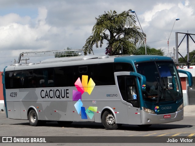 Cacique Transportes 4239 na cidade de Feira de Santana, Bahia, Brasil, por João Victor. Número da foto: #7282746.