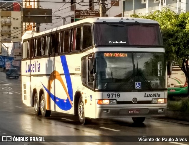 Lucélia Transportes e Turismo 9719 na cidade de Aparecida, São Paulo, Brasil, por Vicente de Paulo Alves. ID da foto: 7281734.