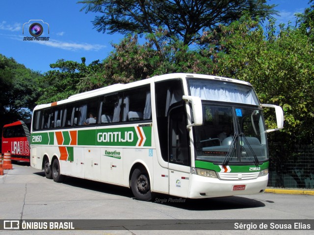 Empresa Gontijo de Transportes 21160 na cidade de São Paulo, São Paulo, Brasil, por Sérgio de Sousa Elias. ID da foto: 7280816.