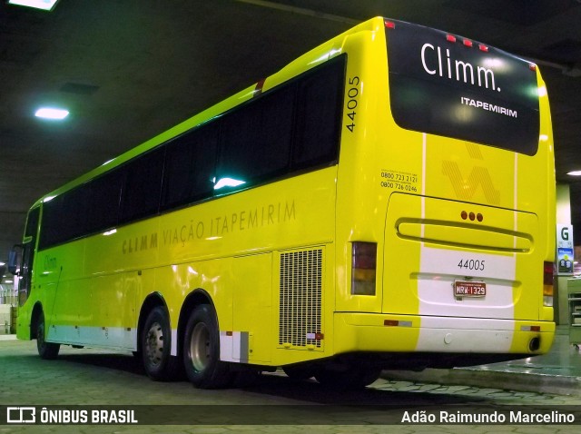 Viação Itapemirim 44005 na cidade de Belo Horizonte, Minas Gerais, Brasil, por Adão Raimundo Marcelino. ID da foto: 7282418.